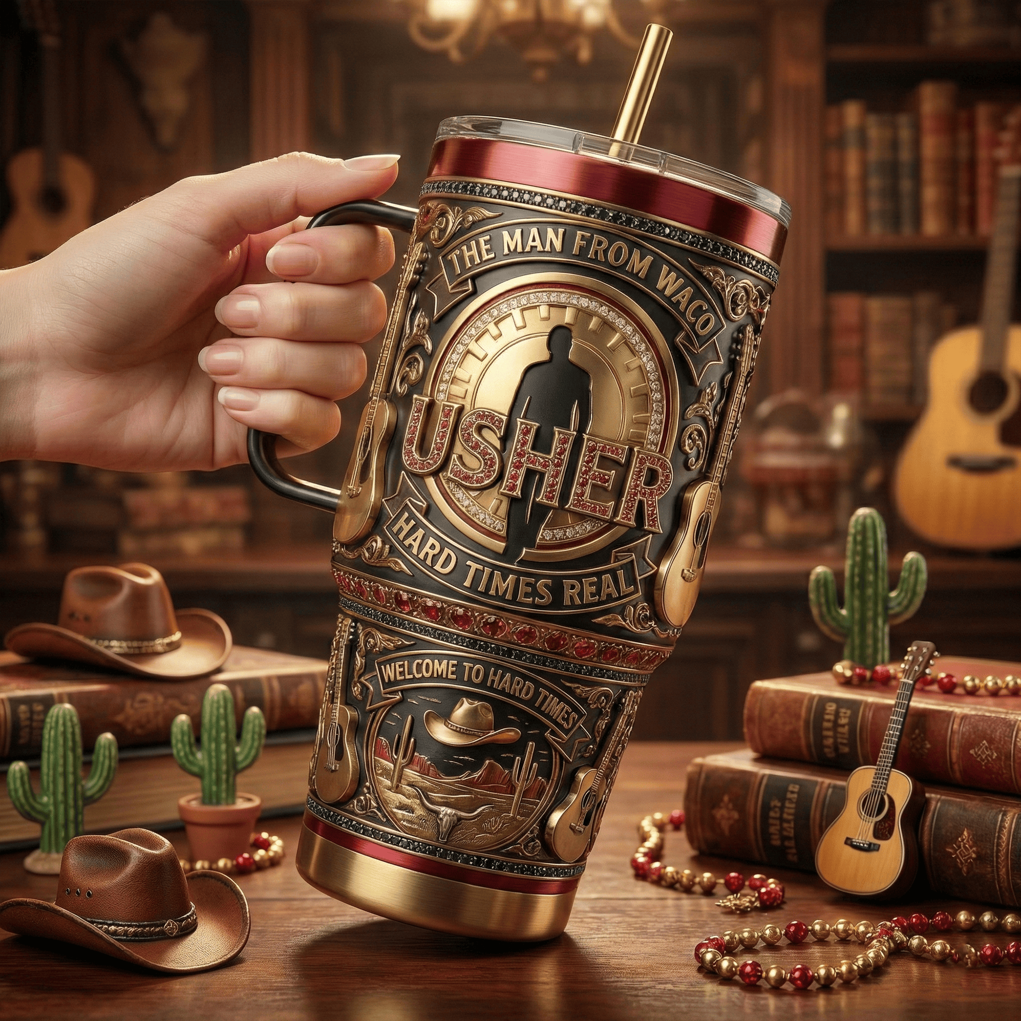 USR 40oz Tumbler With Handle LNTH