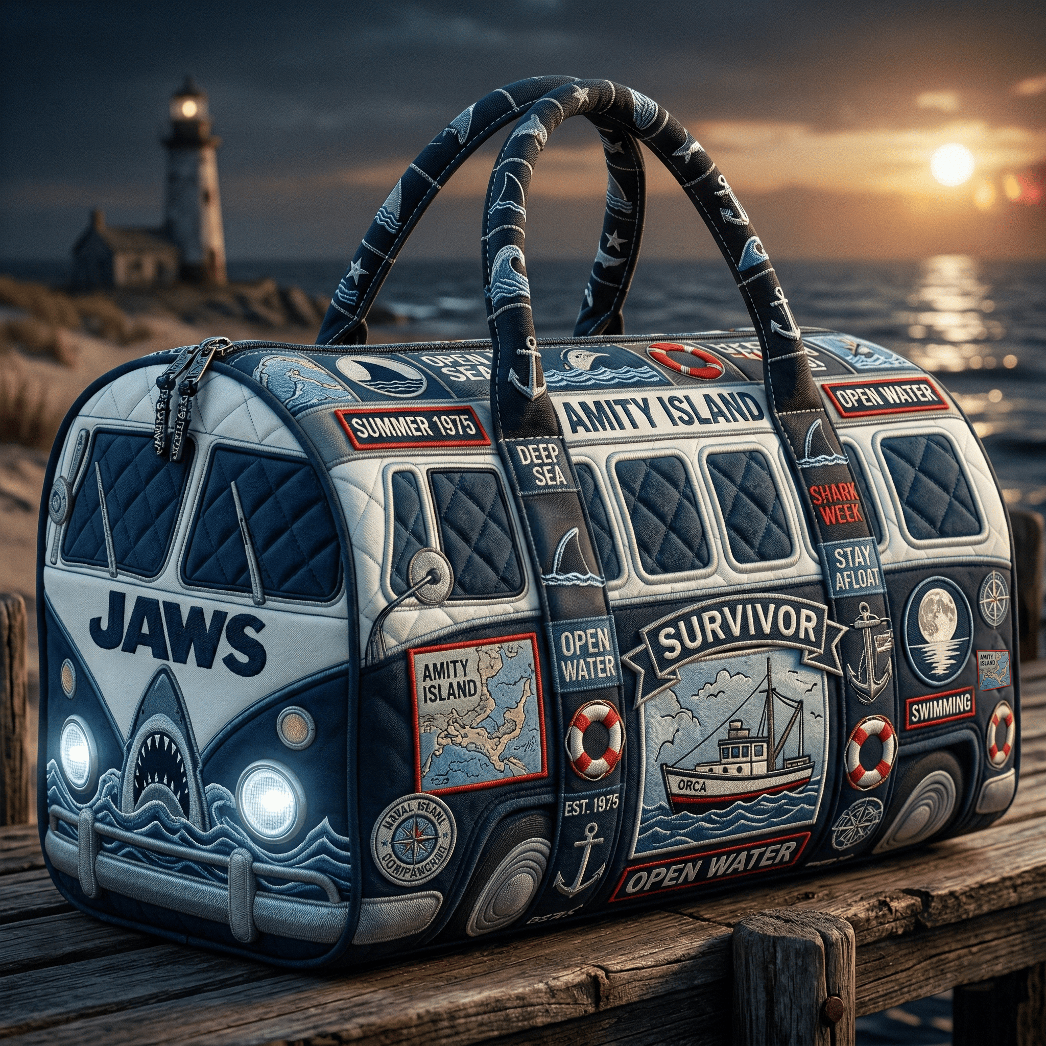 JAWS Premium Quilted Duffle Bag HTTT