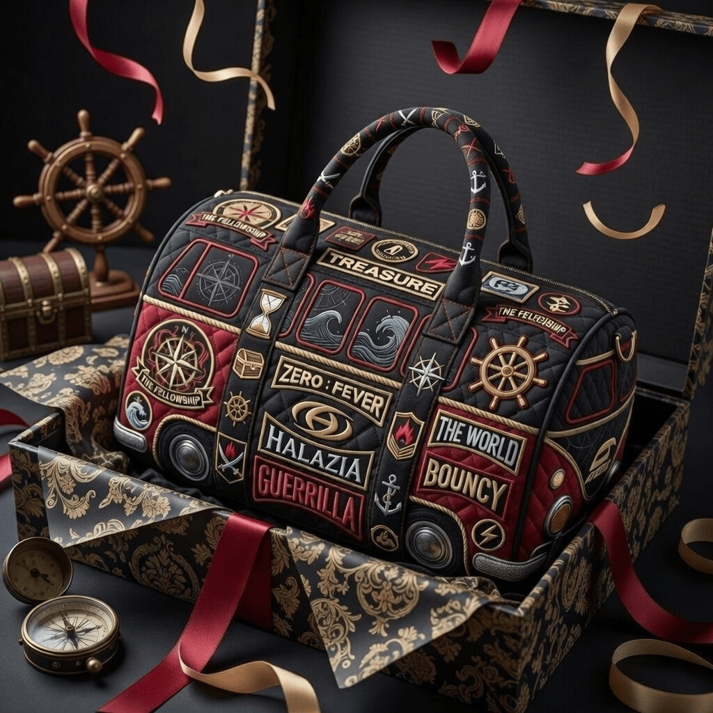 ATEEZ Premium Quilted Duffle Bag TNSM